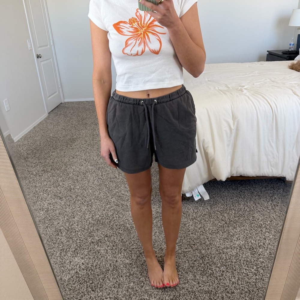 Dark gray H&M sweat shorts